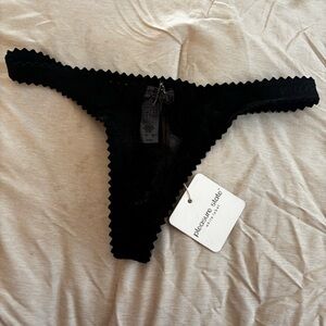 Pleasure State - White Label Black Dice Panty - NWT